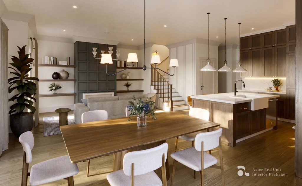 Modern open-concept Interior