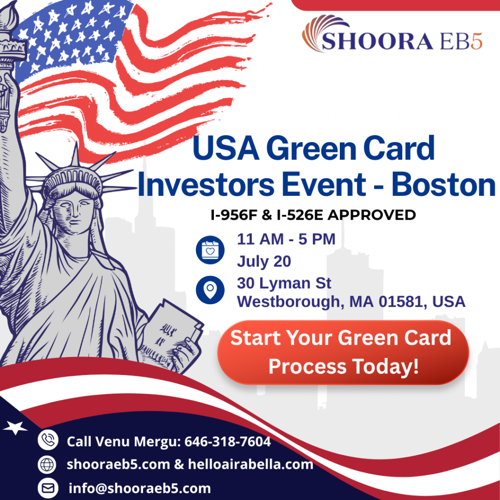 USA Green Card Investors Event Boston